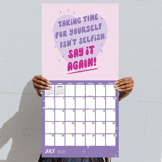 2027 Mahogany Wall Calendar